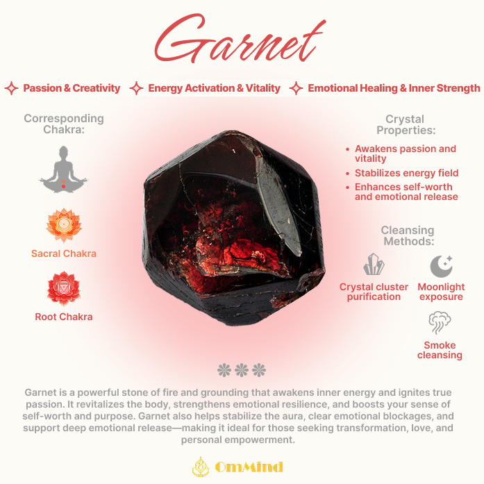 Love & Vitality Rose Passion Granat & Erdbeerquarz Würfel Armband