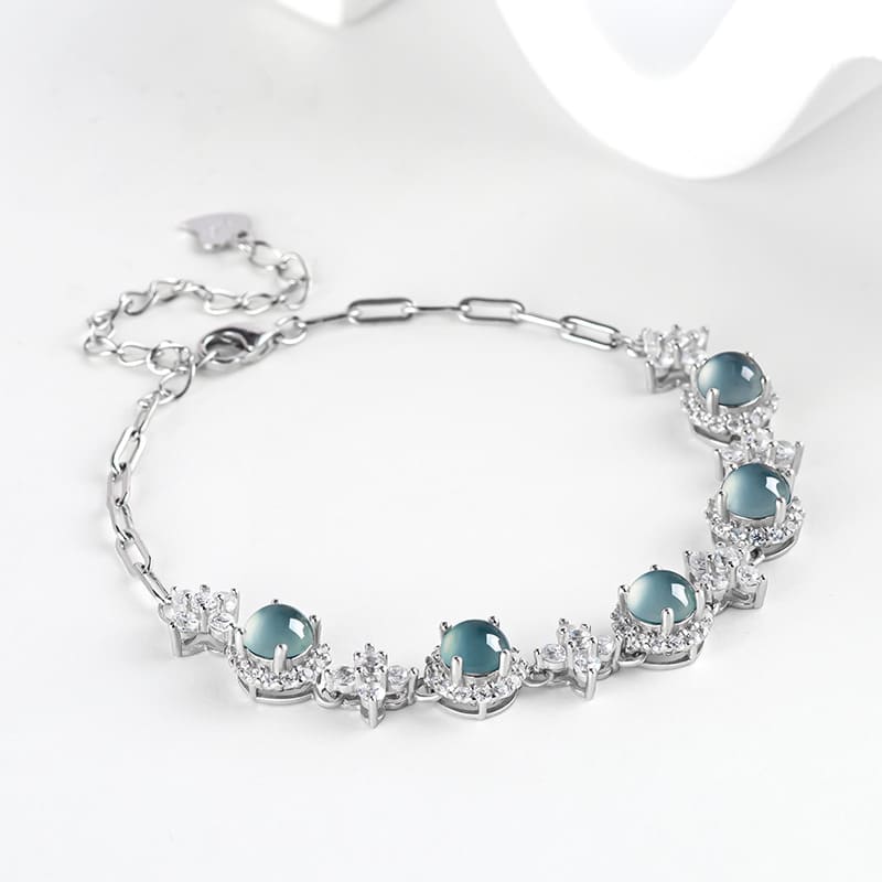 real jadeite bracelet for women throat chakra healing