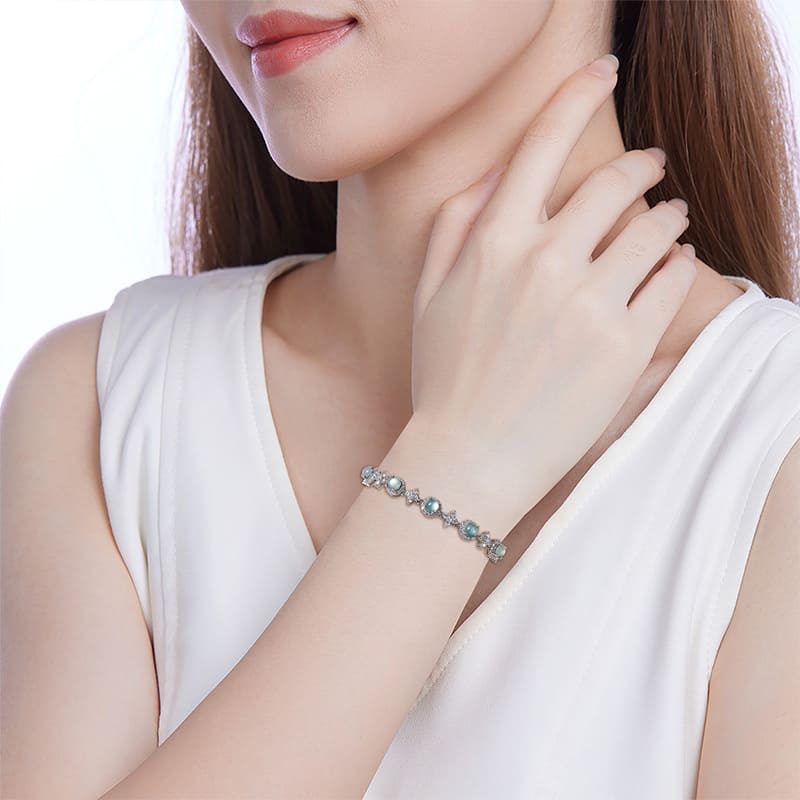 real jadeite bracelet for women throat chakra healing spiritual jewelry gift for her luxury jewelry