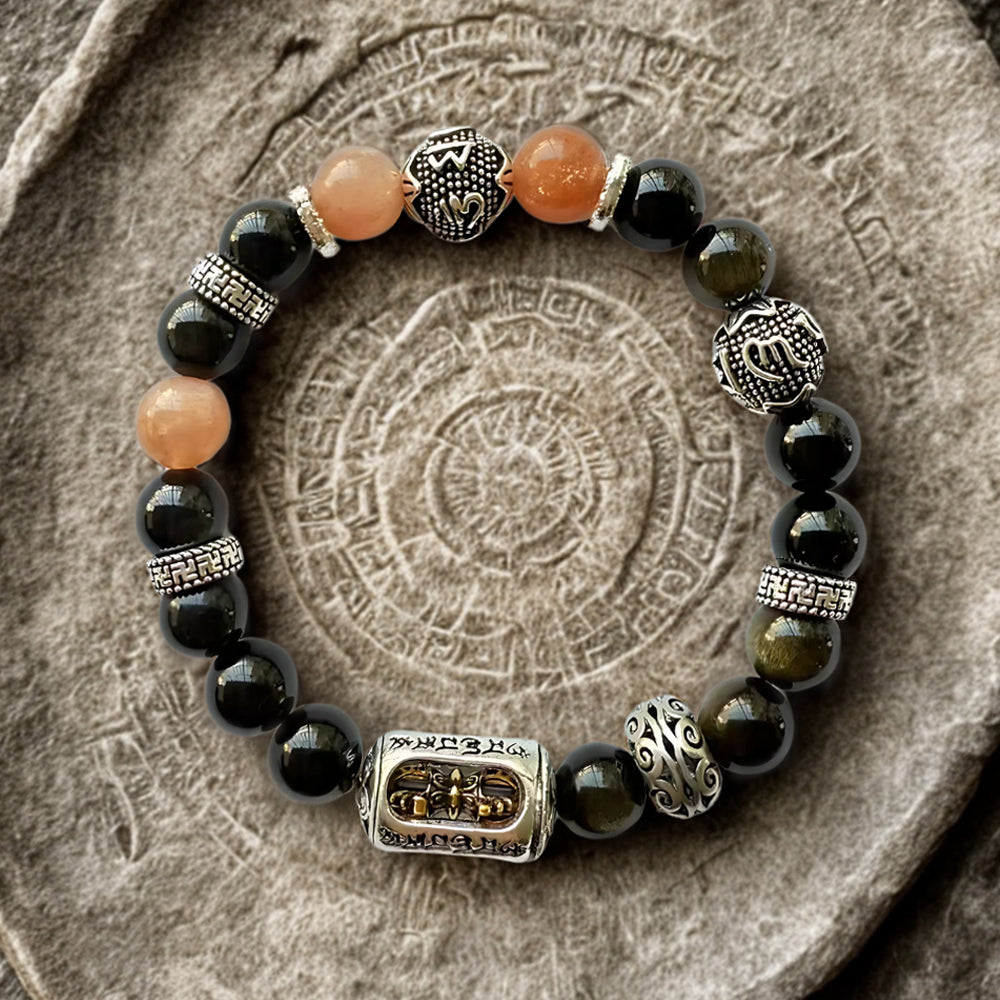 Heiliger Fluss – Tibetisches Chakra-Armband nach Maß