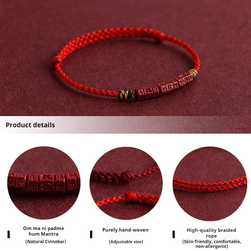 Tibetan Red String Cinnabar Bracelet 5