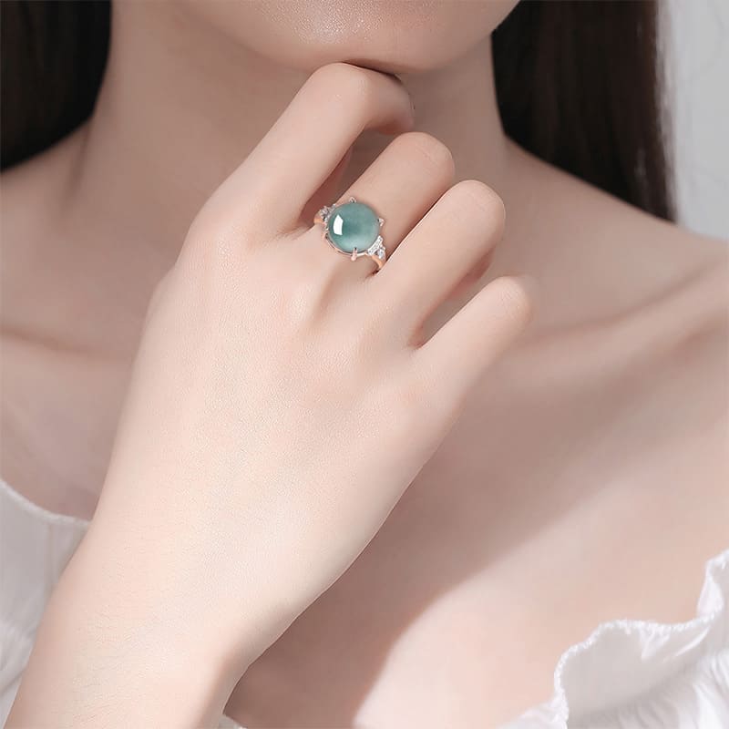 real jadeite ring for women spiritual jewelry high end ring