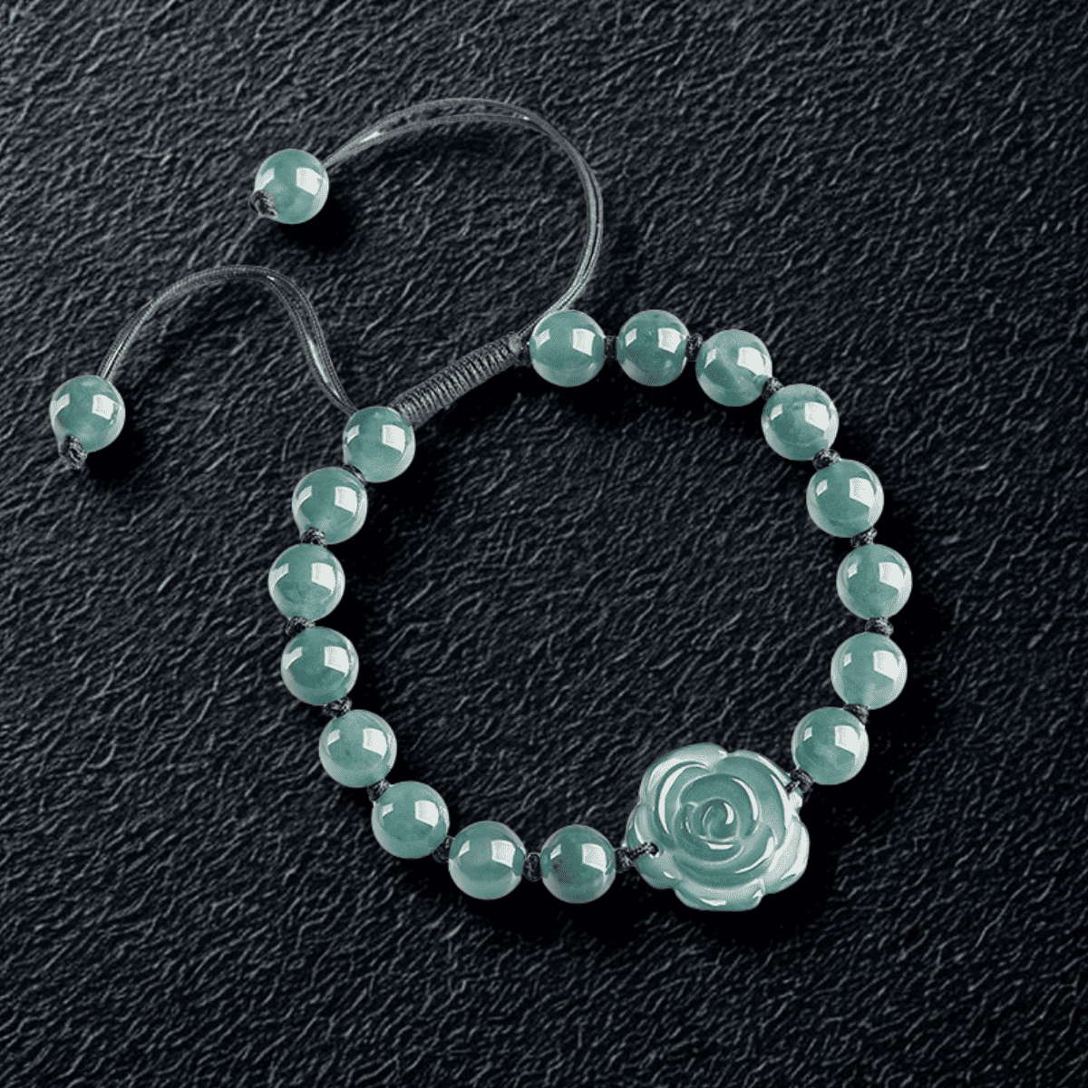jadeite rose bracelet for heart and throat chakra gift for women