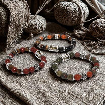 Heiliger Fluss – Tibetisches Chakra-Armband nach Maß
