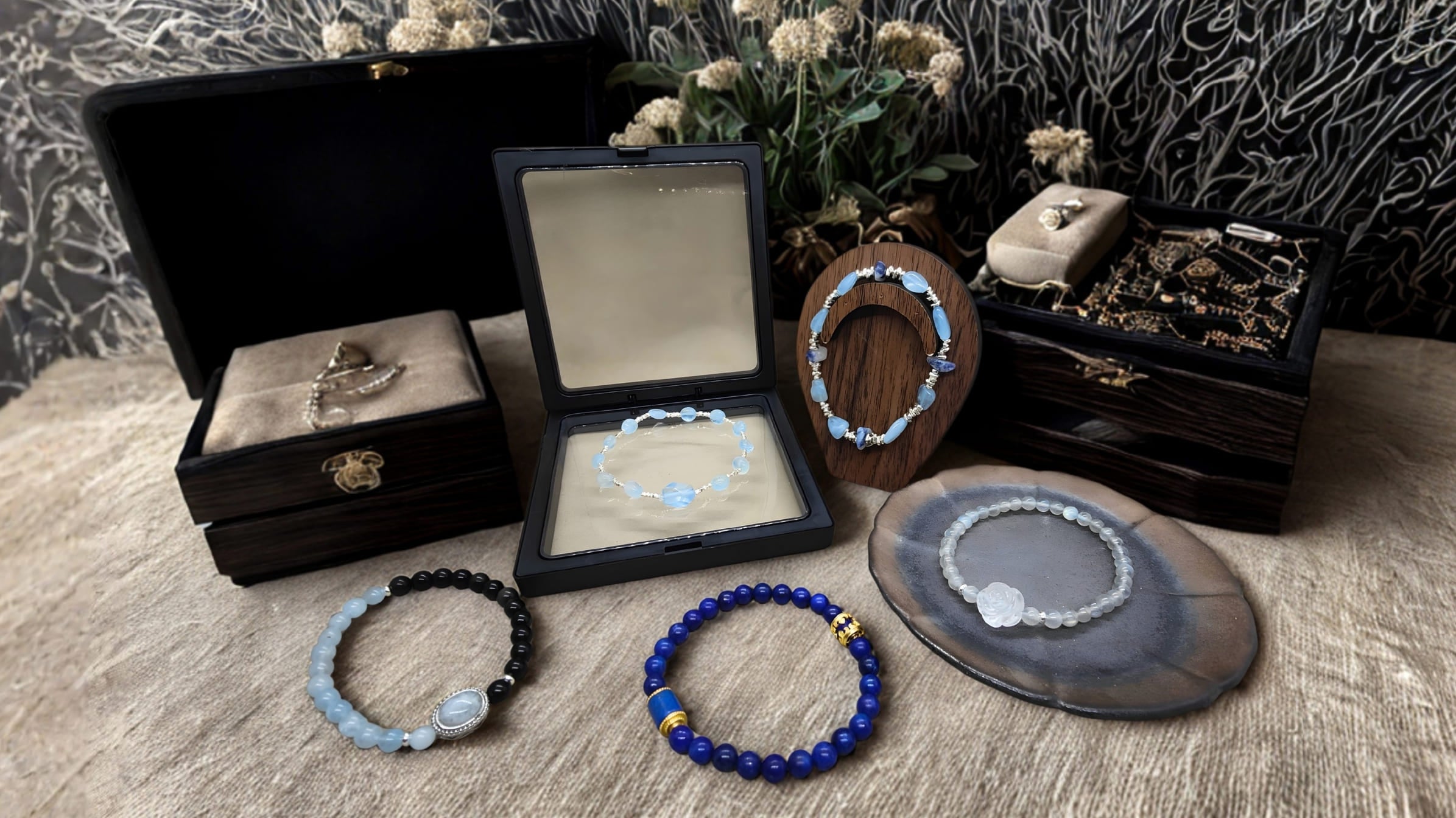 Black Friday sales Crystal Bracelet OmMind Chakra Bracelet