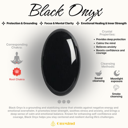 Schwarzes Onyx-Armband für Stärke und Schutz