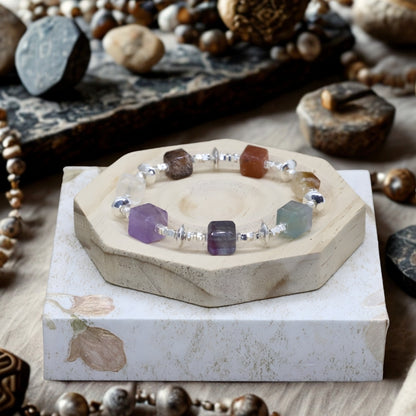 Seven Chakra Bracelet Gift – Natural Gemstones & S925 Silver (Box Included)