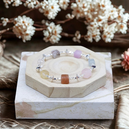 Seven Chakra Bracelet Gift – Natural Gemstones & S925 Silver (Box Included)