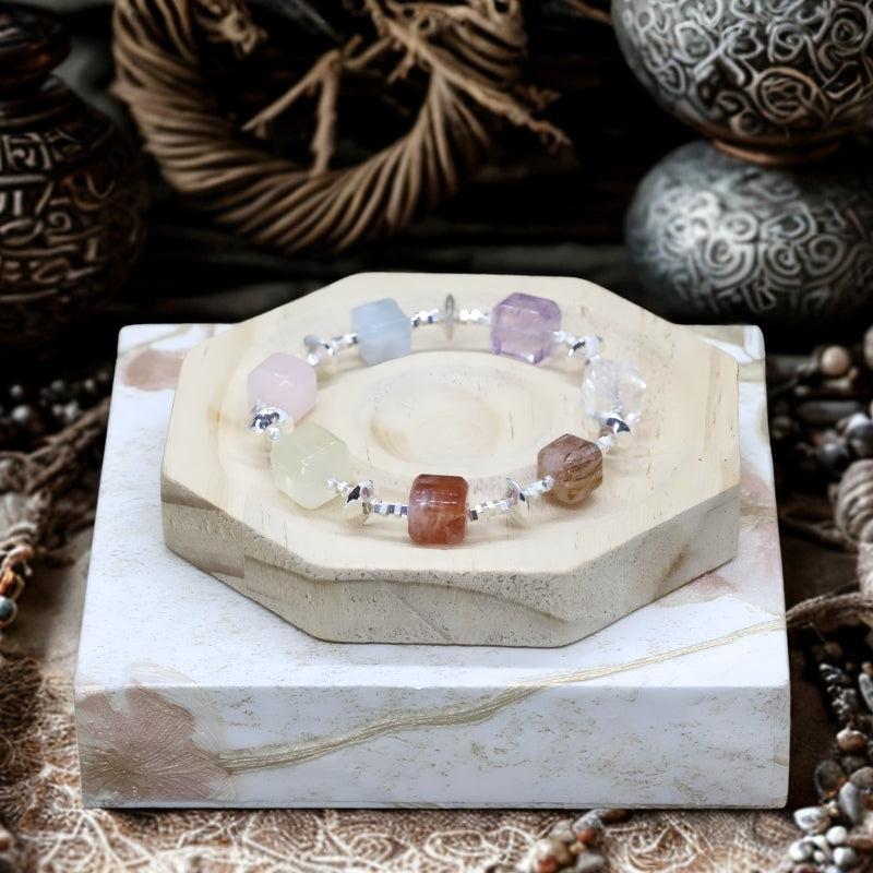 Seven Chakra Bracelet Gift – Natural Gemstones & S925 Silver (Box Included)