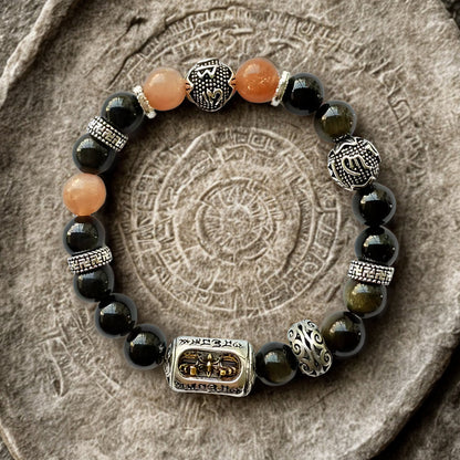Heiliger Fluss – Tibetisches Chakra-Armband nach Maß