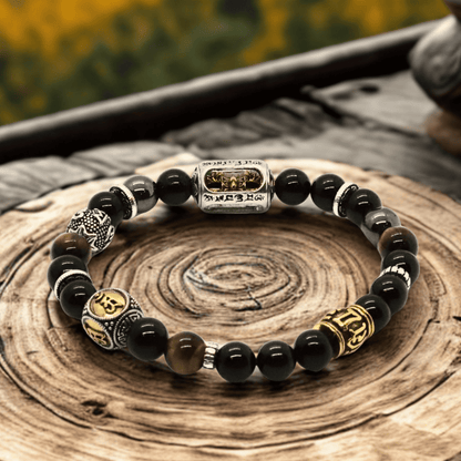 Heiliger Fluss – Tibetisches Chakra-Armband nach Maß